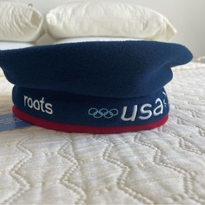 US Olympic Team Roots Beret, Patriot Blue, New With Tags - Salt Lake games, 2002